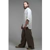 Снежинка / Snowflake / Men's loose-fitting shirt with a stand-up collar