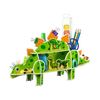 3D Puzzle-Regal mit Elementen zum Ausmalen von Stegosaurus