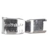 Seals metal numbered, "Clip", self-fixing, set of 100 pcs. (wire 600811, 600280)