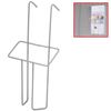 The tray is mounted to the uprights SAIL, A6, 220х115х30 mm, wire, chrome