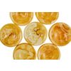 GamesDealer / Chips Dame-Backgammon Farbe Cognac-Elfenbein