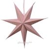 Kaemingk / Velvet Nova Pink Paper Star-Flashlight 60 cm