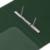 Classeur avec classeur en métal et poche intérieure BRAUBERG "Diagonal", vert foncé, jusqu'à 100 feuilles, 0,6 mm