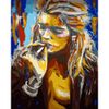 Опт-картина / Peinture par numéros 40x50 Fille à la cigarette