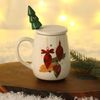 Дорого внимание / Mug with lid and spoon "The most magical season", 300 ml
