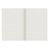 STAFF / Notebook bumvinyl, A4, 96 l., Staple, offset No. 2 ECONOMY, cage, BORDEAUX / 10 pcs.