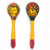 Хохлома Оптом / Wooden salad spoon "with painting" 10 pieces