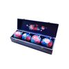 Set of 4 Christmas balls in a box