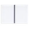 BRAUBERG / Carnet A4, 120 feuilles, "Metropolis", spirale plastique, cage, couverture plastique, BLEU / 6 pcs.