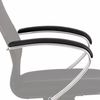 The linings are soft on the armrests of the Metta chairs of the BK series, BP, BC, LK, 2 pieces, eco-cos, black