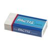 Eraser FACTIS Plastic P 24 (Spain), 50х24х10 mm, white, rectangular, soft PVC