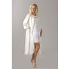 Снежинка / Snowflake / Peignoir "Sweet fantasies" loose fit with embroidery and lace