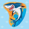 Этель / Ethel / Beach towel "Shark", 130 × 150 cm, polyester 100%