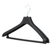 BRABIX / Coat hanger, size 48-50, plastic, anatomical, crossbar, strap hooks, black