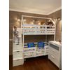 Dreams Store / Classic bunk bed-lodge + white with chest of drawers