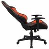 Computer chair BRABIX "GT Racer GM-100", two pillows, eco-leather, black / orange