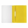 STAFF plastic folder, A4 100/120 µm, yellow