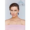 Lace earrings "Anastasia" purple