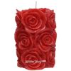 Kaemingk / Nến trang trí Rosabella 14 * 7 cm đỏ