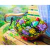Опт-картина / Cuadro por números 40x50 Cesta con flores