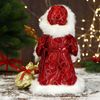 Зимнее волшебство / Doll "Santa Claus, in a red coat, with a staff and a bag"
