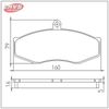 Disc Brake Pads LV1601ZL - brake pads for ZIL cars