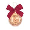 Chocolate ball with red bow