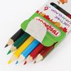 彩色铅笔 PIFAGOR“KIDS-PENCILS”，6 种颜色，缩短削尖