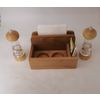 РосХозДом / RoskhozDom / Wooden napkin holder with specialty mills