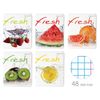 Альт / Notizbuch A5 48 J. Halterung, Käfig, Hochglanzlack, "New Fruit" / 10 Stk.