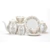 Дулёвский фарфор / Tea set "White Swan. Confetti", 21 items