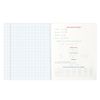 BRAUBERG / Notebook subject PASTEL 48 sheets, cardboard cover, MATH, cage, tip / 10 pcs.