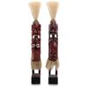 Decor and Gift / लकड़ी प्रतिमा "Asmat लाल" 50 सेमी