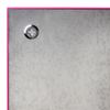 Pizarra de cristal para rotulador magnético (45x45 cm), 3 imanes, ROSA, BRAUBERG