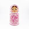 Семеновская роспись / Russian woman - booklet matryoshka, 7 dolls - Gzhel
