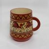 Беломорские узоры / Wooden mug "Mezenskaya Rospis" height 13.5 cm