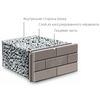 Claydite-concrete/expanded clay-concrete wall blocks with a groove-ridge "BITEK"
