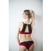 Nursing bra, pomegranate
