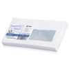 Envelopes E65 (110x220 mm), right window, tear strip, white, SET of 50 PCs., inner sealing
