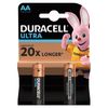 DURACELL / Batteries Ultra Power with powerchek AA (LR6, 24A) alkaline, SET 2 pcs. in blister