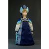 Потешный промысел / Porcelain souvenir doll "Women's costume based on Gzhel motives"