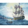 Опт-картина / Pintura por números 40x50 navio britânico