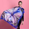 Silk scarf "Lilac fragrance"