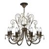 ПЕТРАСВЕТ / PETRASVET / Pendant chandelier S1109-8, 8xE14 max. 60W