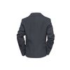The school jacket is straight cut with three buttons gray for girls