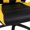 Computer chair BRABIX "GT Master GM-110", two pillows, eco-leather, black / yellow