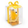 The sculpture is a "piece of cake" white Chocolate 165g