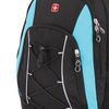 Mochila WENGER universal, negro-azul, elementos reflectantes, 28 l, 33x19x45 cm