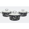 Set of tableware "White dance-1 Elite" for cooking