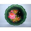 Сувениры из Н.Тагила / Souvenirs from N. Tagil / Tray "Baroque. Pink Rose", 19 cm